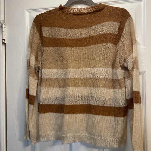 Goodnight Macaroon Neutral Striped Sweater, One size, Fits a size XS-M - Picture 5 of 6